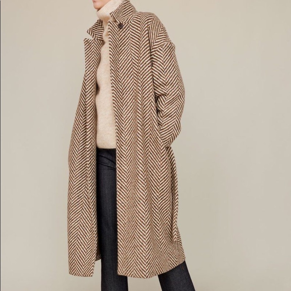 No.6 Store Ingrid Wrap Coat in Creme